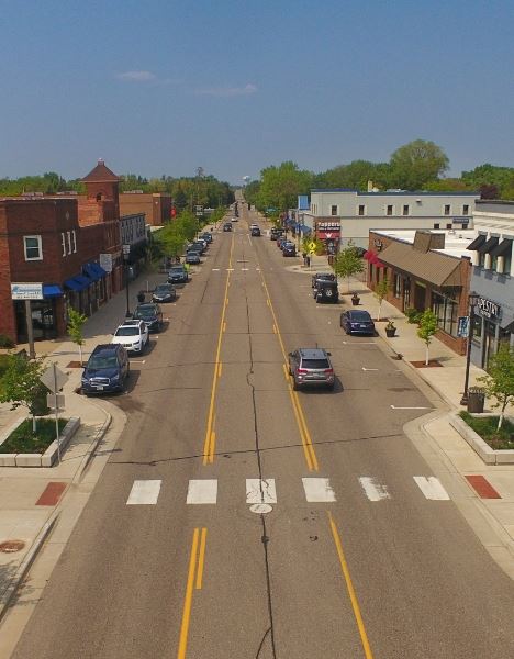 Downtown Overhead View